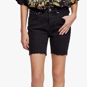Free people mid thigh jeans
